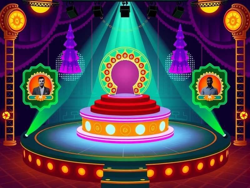 Bollywood Beat Bounce gameplay screenshot showing colorful Bollywood-themed levels